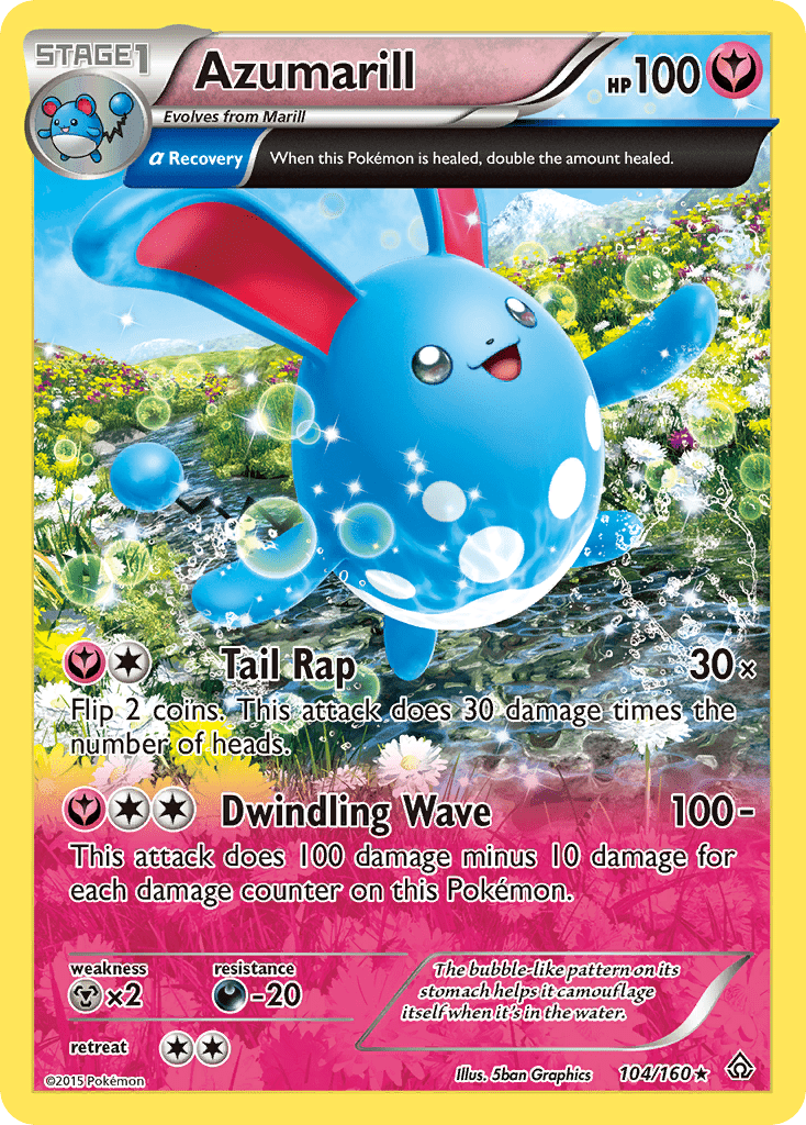 Azumarill (104/160) [XY: Primal Clash] Pokemon Single Pokémon  | Multizone: Comics And Games