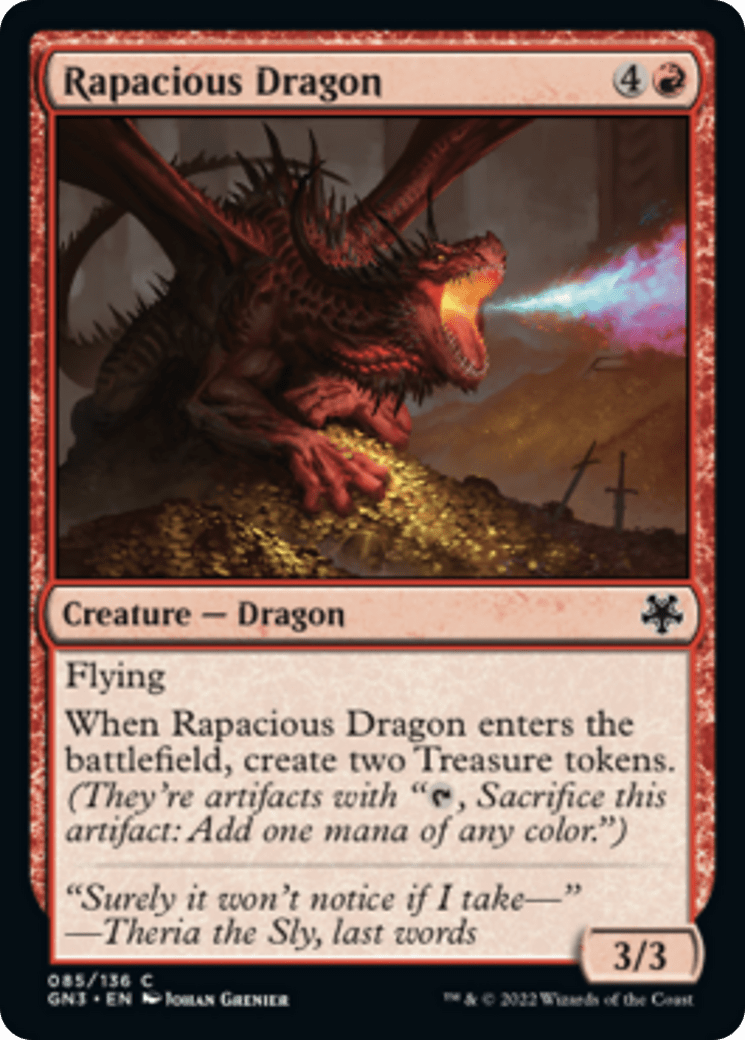 Rapacious Dragon [Game Night: Free-for-All] MTG Single Magic: The Gathering  | Multizone: Comics And Games