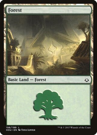 Forest (198) [Hour of Devastation] MTG Single Magic: The Gathering  | Multizone: Comics And Games