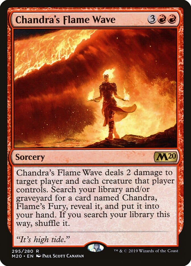 Chandra's Flame Wave [Core Set 2020] MTG Single Magic: The Gathering  | Multizone: Comics And Games