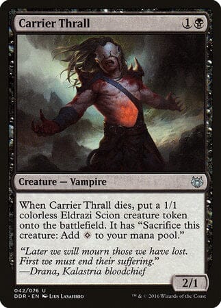 Carrier Thrall [Duel Decks: Nissa vs. Ob Nixilis] MTG Single Magic: The Gathering  | Multizone: Comics And Games