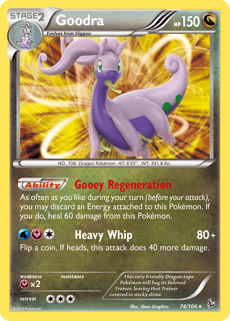 Goodra (74/106) [XY: Flashfire] Pokemon Single Pokémon  | Multizone: Comics And Games