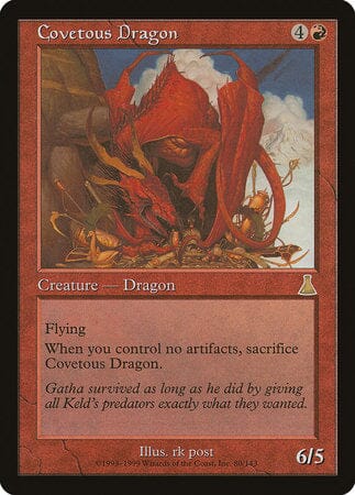 Covetous Dragon [Urza's Destiny] MTG Single Magic: The Gathering  | Multizone: Comics And Games