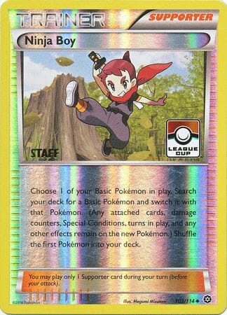 Ninja Boy (103/114) (League Promo Staff) [XY: Steam Siege] Pokemon Single Pokémon  | Multizone: Comics And Games