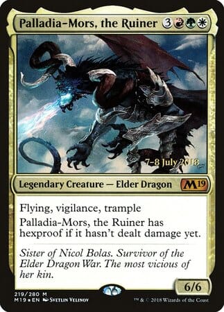 Palladia-Mors, the Ruiner [Core Set 2019 Promos] MTG Single Magic: The Gathering  | Multizone: Comics And Games