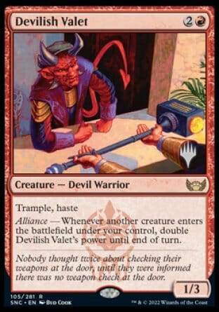Devilish Valet (Promo Pack) [Streets of New Capenna Promos] | Multizone: Comics And Games