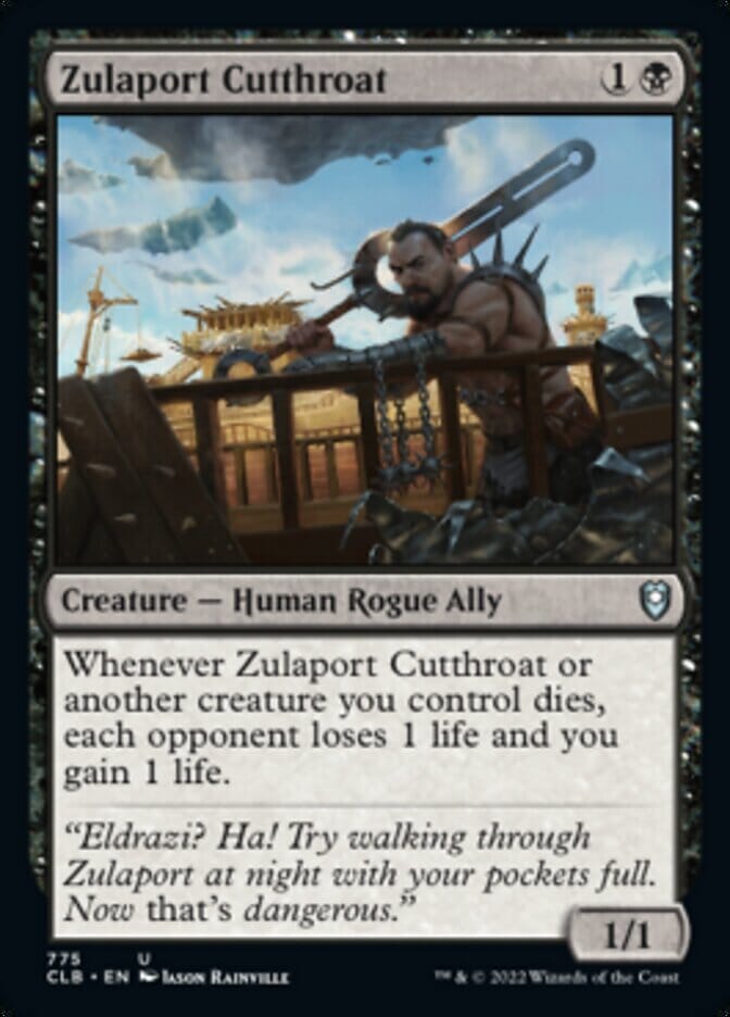 Zulaport Cutthroat [Commander Legends: Battle for Baldur's Gate] MTG Single Magic: The Gathering  | Multizone: Comics And Games