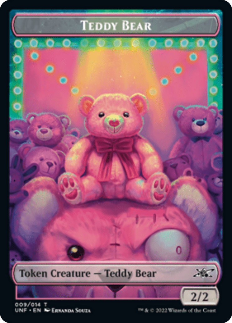Teddy Bear // Storm Crow Double-sided Token [Unfinity Tokens] MTG Single Magic: The Gathering  | Multizone: Comics And Games