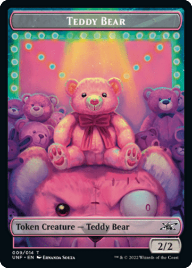 Teddy Bear // Balloon Double-sided Token [Unfinity Tokens] MTG Single Magic: The Gathering  | Multizone: Comics And Games