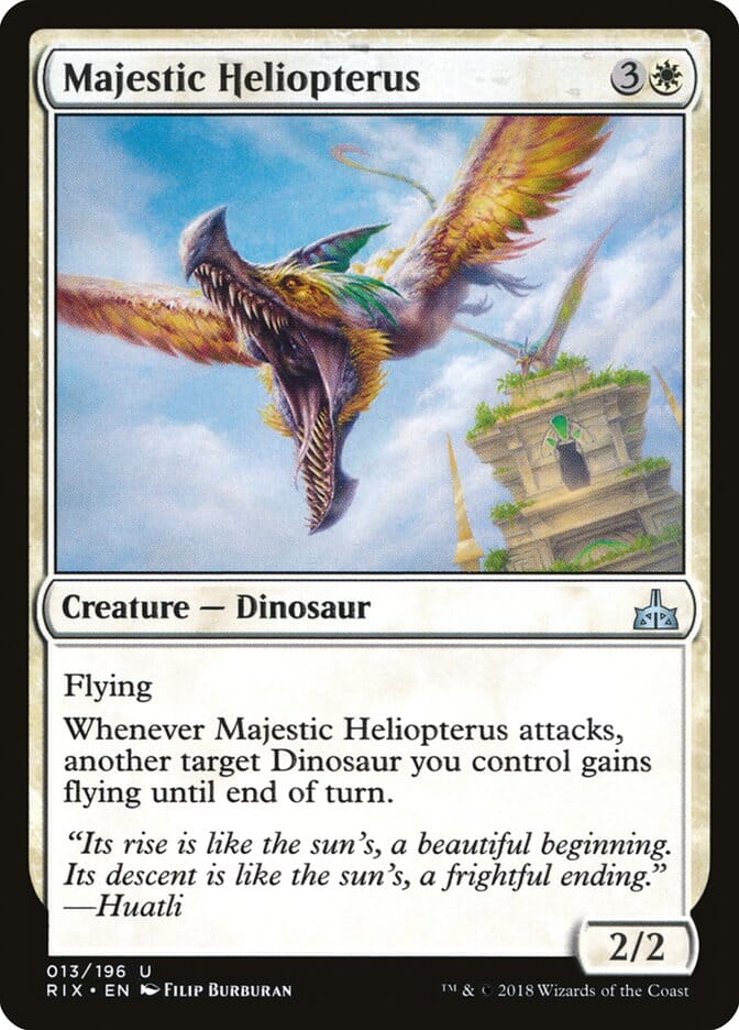 Majestic Heliopterus [Rivals of Ixalan] MTG Single Magic: The Gathering  | Multizone: Comics And Games