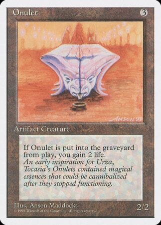 Onulet [Fourth Edition] MTG Single Magic: The Gathering  | Multizone: Comics And Games