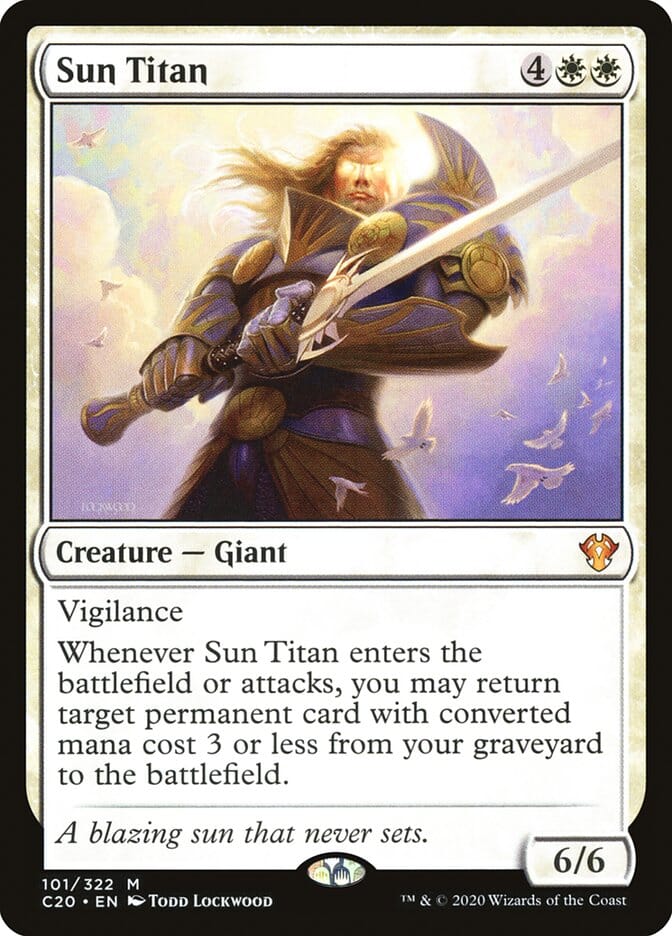Sun Titan [Commander 2020] MTG Single Magic: The Gathering  | Multizone: Comics And Games
