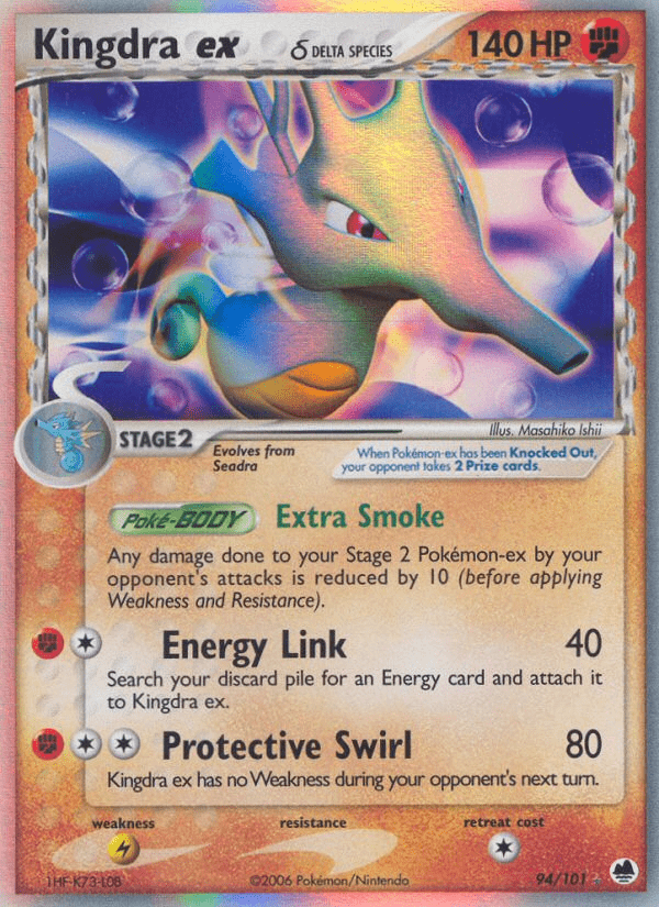 Kingdra ex (94/101) (Delta Species) [EX: Dragon Frontiers] Pokemon Single Pokémon  | Multizone: Comics And Games