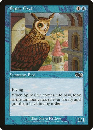 Spire Owl [Urza's Saga] MTG Single Magic: The Gathering  | Multizone: Comics And Games