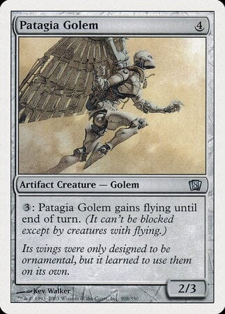 Patagia Golem [Eighth Edition] MTG Single Magic: The Gathering  | Multizone: Comics And Games