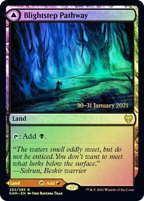 Blightstep Pathway // Searstep Pathway [Kaldheim Prerelease Promos] MTG Single Magic: The Gathering  | Multizone: Comics And Games