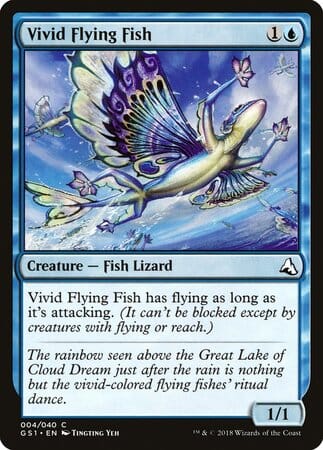 Vivid Flying Fish [Global Series Jiang Yanggu & Mu Yanling] MTG Single Magic: The Gathering  | Multizone: Comics And Games
