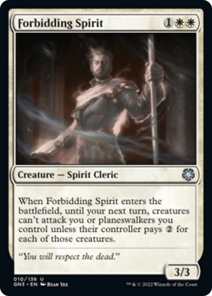 Forbidding Spirit [Game Night: Free-for-All] MTG Single Magic: The Gathering  | Multizone: Comics And Games