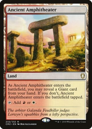 Ancient Amphitheater [Commander Anthology Volume II] MTG Single Magic: The Gathering  | Multizone: Comics And Games