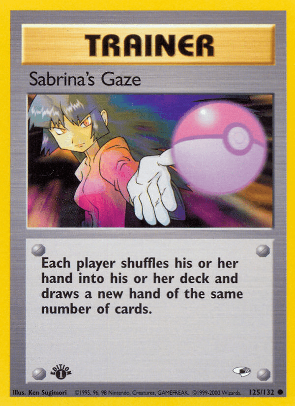 Sabrina's Gaze (125/132) [Gym Heroes 1st Edition] Pokemon Single Pokémon  | Multizone: Comics And Games