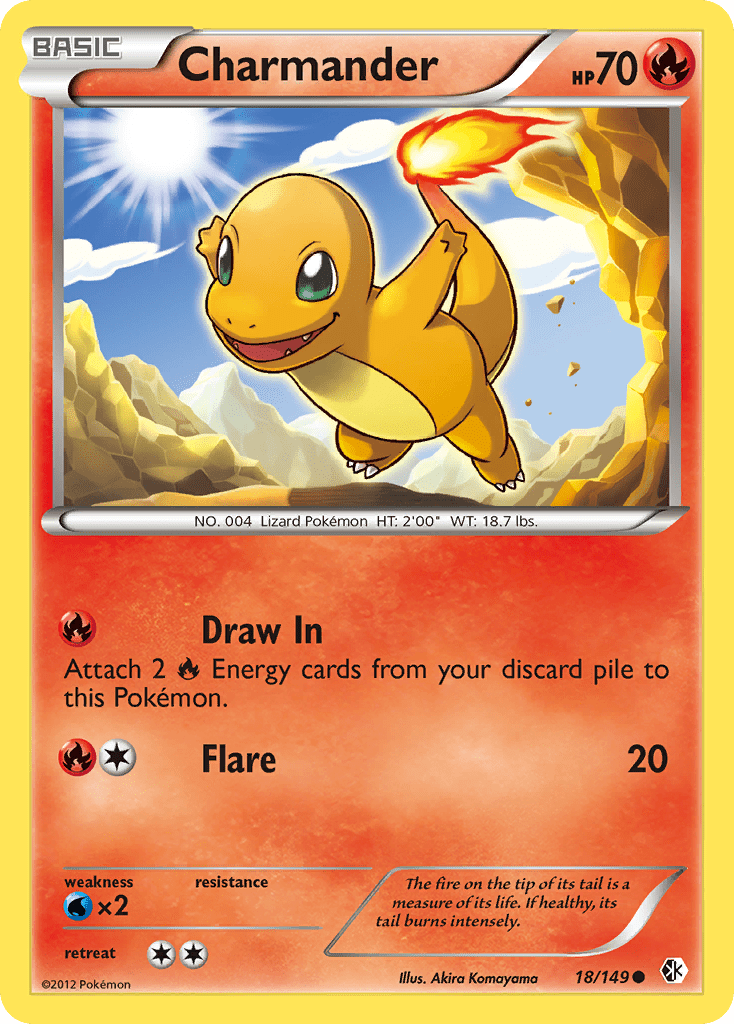 Charmander (18/149) [Black & White: Boundaries Crossed] Pokemon Single Pokémon  | Multizone: Comics And Games