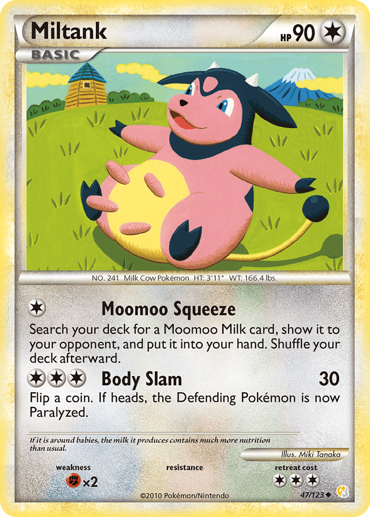 Miltank (47/123) [HeartGold & SoulSilver: Base Set] Pokemon Single Pokémon  | Multizone: Comics And Games