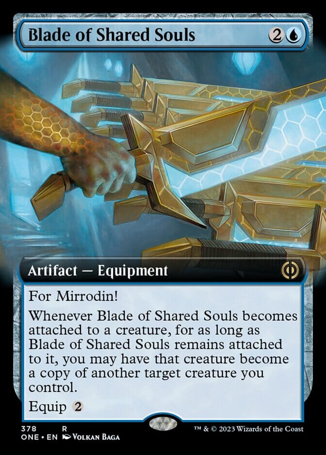 Blade of Shared Souls (Extended Art) [Phyrexia: All Will Be One] MTG Single Magic: The Gathering  | Multizone: Comics And Games
