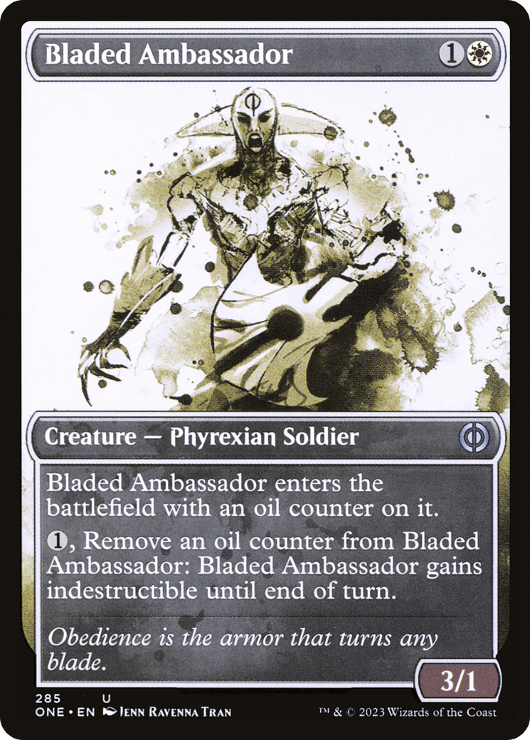 Bladed Ambassador (Showcase Ichor) [Phyrexia: All Will Be One] MTG Single Magic: The Gathering  | Multizone: Comics And Games