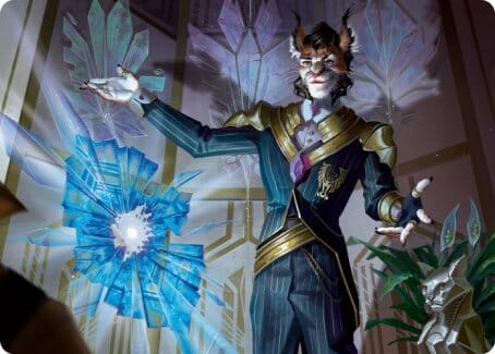 Kros, Defense Contractor Art Card [Streets of New Capenna Art Series] MTG Single Magic: The Gathering  | Multizone: Comics And Games