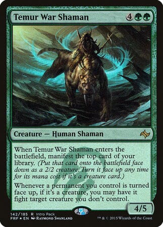 Temur War Shaman [Fate Reforged Promos] MTG Single Magic: The Gathering  | Multizone: Comics And Games