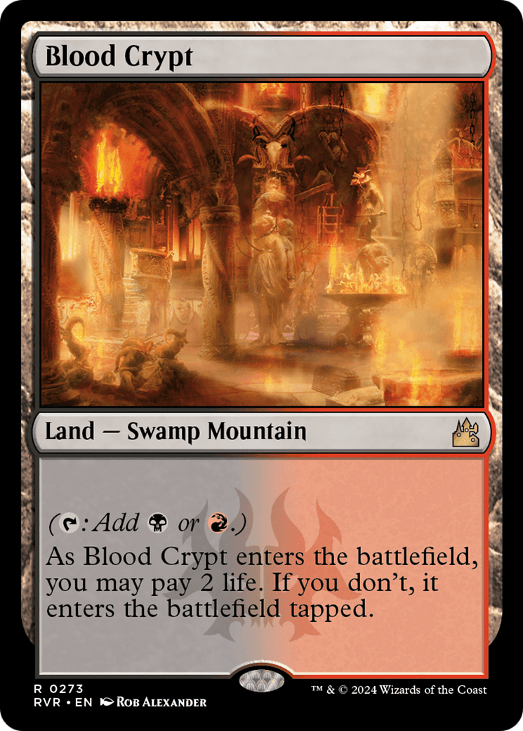 Blood Crypt [Ravnica Remastered] MTG Single Magic: The Gathering  | Multizone: Comics And Games