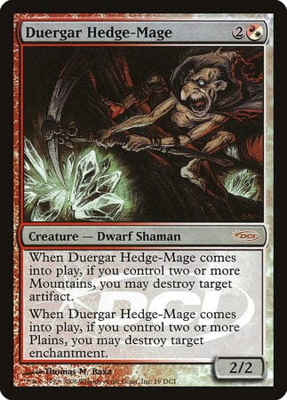 Duergar Hedge-Mage [Gateway 2008] MTG Single Magic: The Gathering  | Multizone: Comics And Games