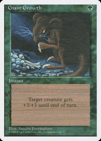 Giant Growth [Fourth Edition] MTG Single Magic: The Gathering  | Multizone: Comics And Games