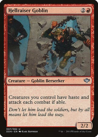 Hellraiser Goblin [Duel Decks: Speed vs. Cunning] MTG Single Magic: The Gathering  | Multizone: Comics And Games