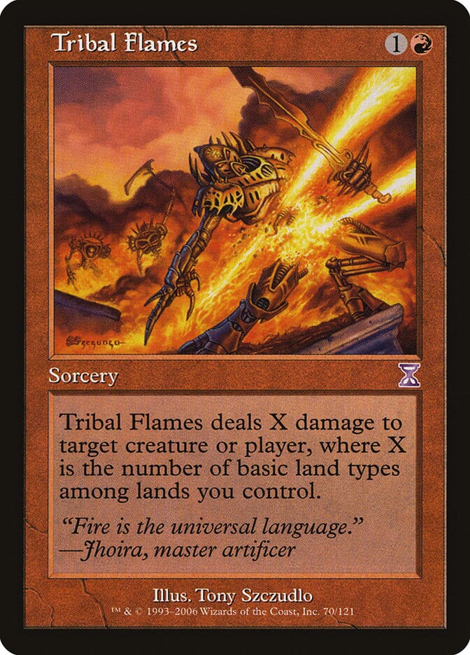 Tribal Flames [Time Spiral Timeshifted] MTG Single Magic: The Gathering  | Multizone: Comics And Games