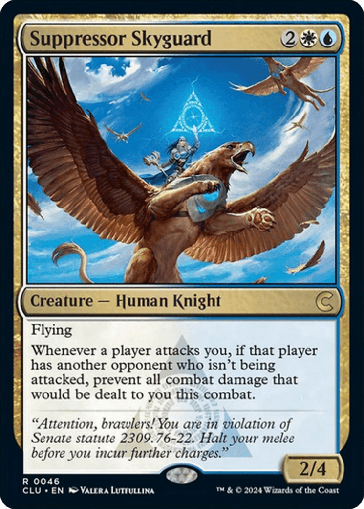 Suppressor Skyguard [Ravnica: Clue Edition] MTG Single Magic: The Gathering  | Multizone: Comics And Games