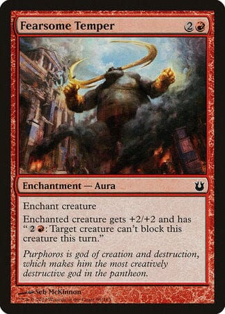Fearsome Temper [Born of the Gods] MTG Single Magic: The Gathering  | Multizone: Comics And Games