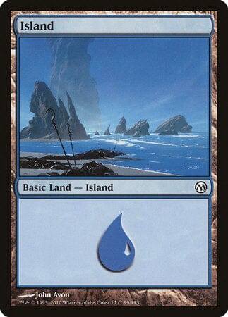 Island (99) [Duels of the Planeswalkers] MTG Single Magic: The Gathering  | Multizone: Comics And Games