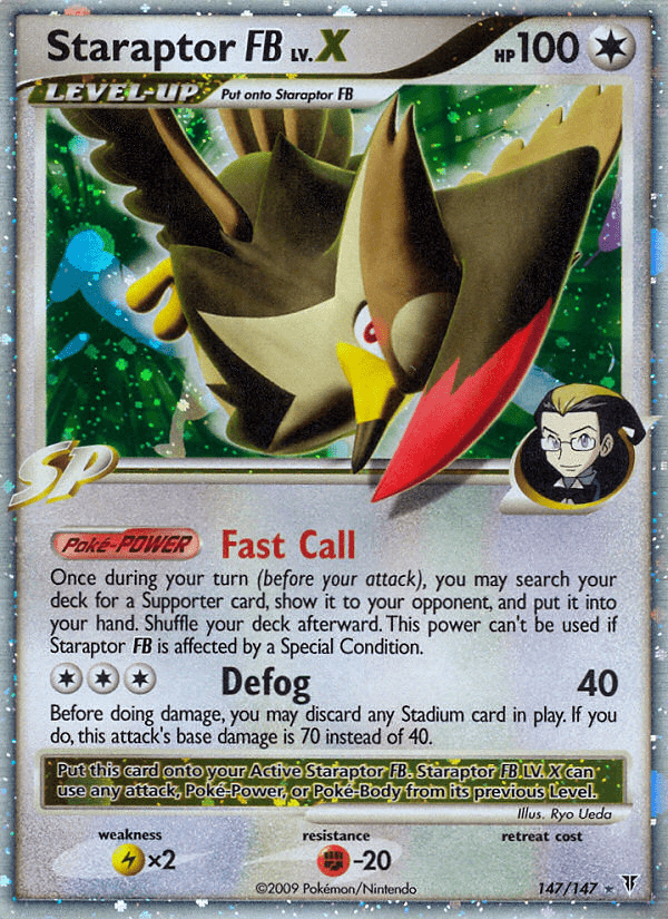Staraptor FB LV.X (147/147) [Platinum: Supreme Victors] Pokemon Single Pokémon  | Multizone: Comics And Games