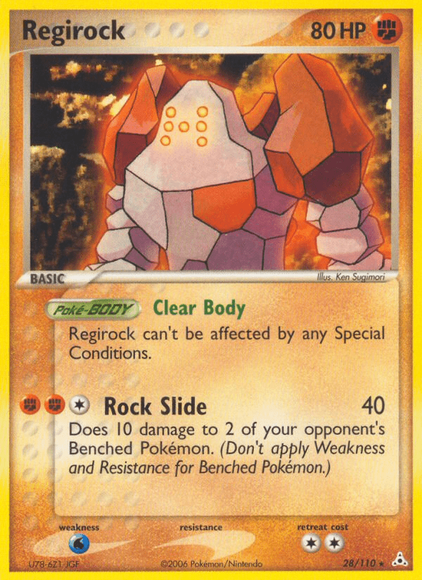 Regirock (28/110) [EX: Holon Phantoms] Pokemon Single Pokémon  | Multizone: Comics And Games