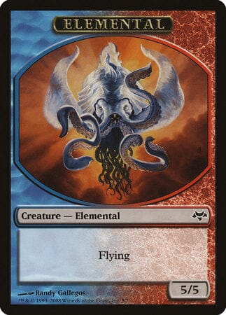 Elemental Token (Blue/Red) [Eventide Tokens] MTG Single Magic: The Gathering  | Multizone: Comics And Games