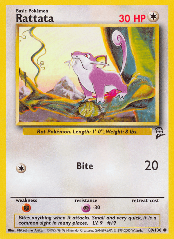 Rattata (89/130) [Base Set 2] Pokemon Single Pokémon  | Multizone: Comics And Games