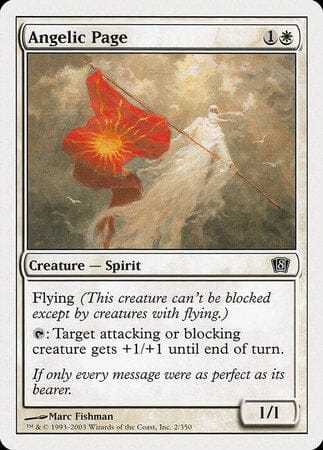 Angelic Page [Eighth Edition] MTG Single Magic: The Gathering  | Multizone: Comics And Games
