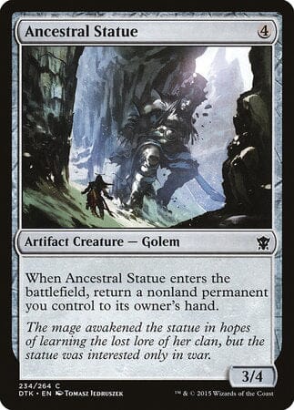 Ancestral Statue [Dragons of Tarkir] MTG Single Magic: The Gathering  | Multizone: Comics And Games