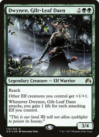 Dwynen, Gilt-Leaf Daen [Magic Origins Promos] MTG Single Magic: The Gathering  | Multizone: Comics And Games