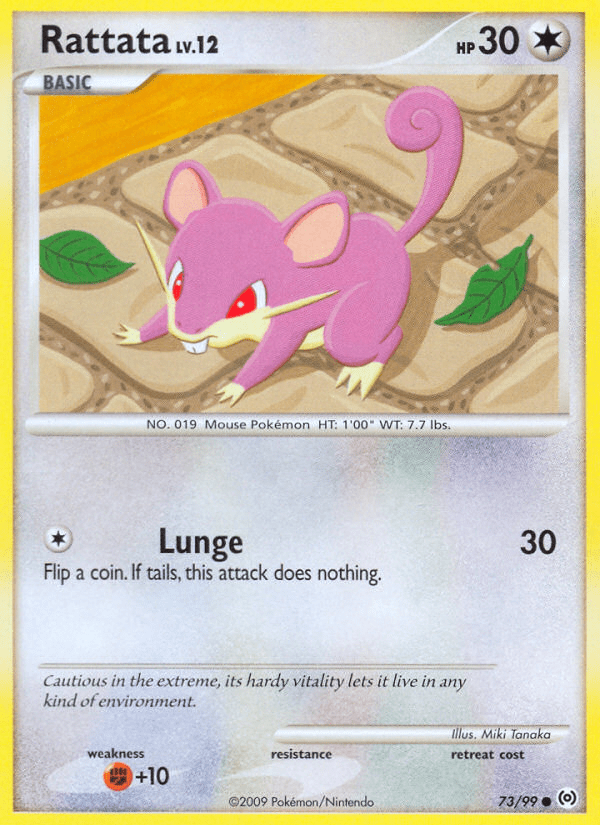 Rattata (73/99) [Platinum: Arceus] Pokemon Single Pokémon  | Multizone: Comics And Games