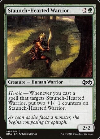 Staunch-Hearted Warrior [Ultimate Masters] MTG Single Magic: The Gathering  | Multizone: Comics And Games