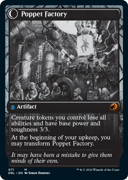 Poppet Stitcher // Poppet Factory [Innistrad: Double Feature] MTG Single Magic: The Gathering  | Multizone: Comics And Games