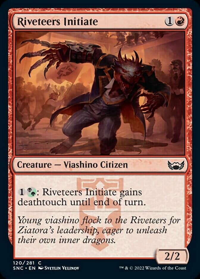 Riveteers Initiate [Streets of New Capenna] MTG Single Magic: The Gathering  | Multizone: Comics And Games