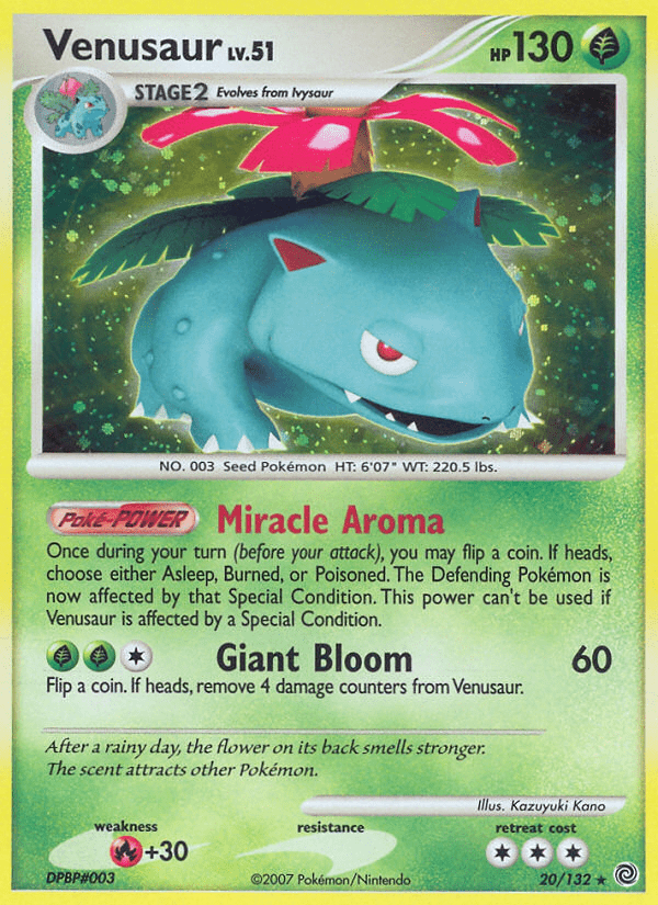 Venusaur (20/132) [Diamond & Pearl: Secret Wonders] Pokemon Single Pokémon  | Multizone: Comics And Games
